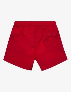 Moncler Clothing Red Tricolour Seam Swim Shorts