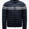 Moncler Clothing Renald Navy Blue Nylon Down Jacket
