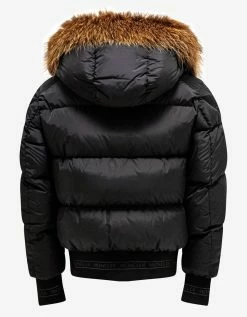 Moncler Clothing Veyre Black Nylon Down Jacket