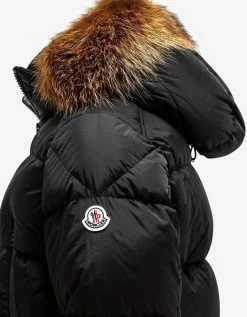 Moncler Clothing Veyre Black Nylon Down Jacket