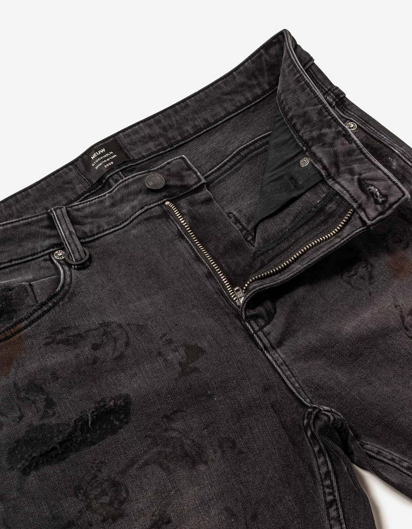 Top 10 ⌛ Neuw Rebel Skinny Haunt Art Rip 👖 Jeans Clothing 👏 7 Neuw Rebel Skinny Haunt Art Rip Jeans Clothing