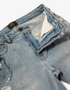 Neuw Rebel Skinny Loaded Art Rip Jeans