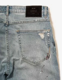 Neuw Rebel Skinny Loaded Art Rip Jeans