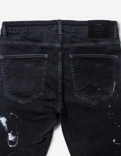 Neuw Rebel Skinny Unguarded Art Washed Black Jeans Clothing