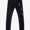 Neuw Rebel Skinny Unguarded Art Washed Black Jeans Clothing