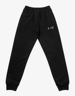 Off-White C/o Virgil Abloh Black OW Logo Sweat Pants Clothing