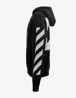 Off-White C/o Virgil Abloh Black Diag Arrow Slim Hoodie