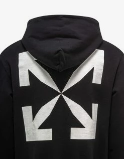 Off-White C/o Virgil Abloh Black Diag Arrow Slim Hoodie