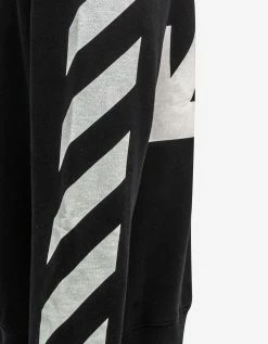 Off-White C/o Virgil Abloh Black Diag Arrow Slim Hoodie