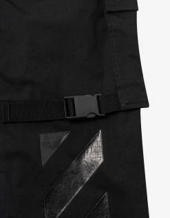 Off-White C/o Virgil Abloh Black Diag Tab Cargo Pants Clothing