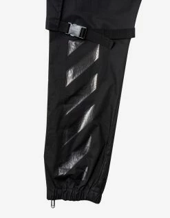 Off-White C/o Virgil Abloh Black Diag Tab Cargo Pants Clothing