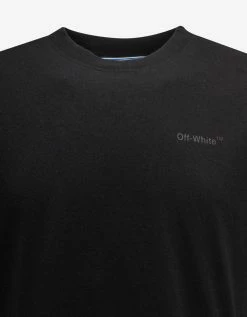 Off-White C/o Virgil Abloh Black Diag Tab T-Shirt Clothing