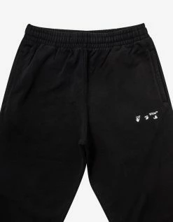 Off-White C/o Virgil Abloh Clothing Black OW Logo Slim Sweat Pants