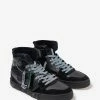 Off-White C/o Virgil Abloh Black High Top Vulcanized Leather Trainers New Arrivals
