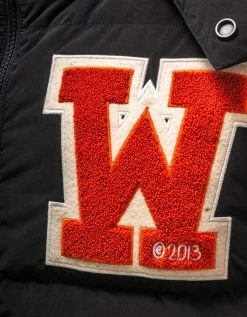 Brand new 👍 Off-White C/o Virgil Abloh Clothing Black OW Patch Puffer Jacket 💯 10 Off-White C/o Virgil Abloh Clothing Black OW Patch Puffer Jacket