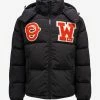 Off-White C/o Virgil Abloh Clothing Black OW Patch Puffer Jacket