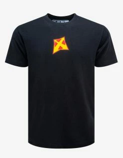 Off-White C/o Virgil Abloh Black Thunder Stable Skate T-Shirt Clothing