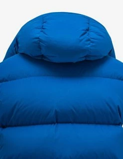 Off-White C/o Virgil Abloh Blue Bounce Hooded Down Gilet