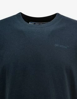 Off-White C/o Virgil Abloh T-Shirts Blue Diag Slim T-Shirt