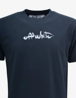 Off-White C/o Virgil Abloh Blue Paint Arrow Slim T-Shirt