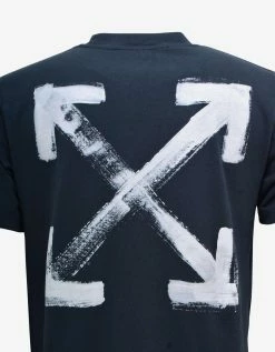 Off-White C/o Virgil Abloh Blue Paint Arrow Slim T-Shirt