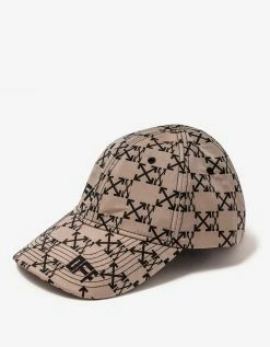 Off-White C/o Virgil Abloh Camel Monogram Baseball Cap Accessories