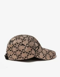 Off-White C/o Virgil Abloh Camel Monogram Baseball Cap Accessories