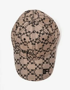 Off-White C/o Virgil Abloh Camel Monogram Baseball Cap Accessories