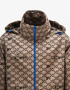 Buy 🥰 Off-White C/o Virgil Abloh Camel Monogram Windbreaker Jacket 🧥 Coats And Jackets ✔️ 12 Off-White C/o Virgil Abloh Camel Monogram Windbreaker Jacket Coats And Jackets