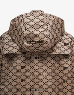 Buy 🥰 Off-White C/o Virgil Abloh Camel Monogram Windbreaker Jacket 🧥 Coats And Jackets ✔️ 13 Off-White C/o Virgil Abloh Camel Monogram Windbreaker Jacket Coats And Jackets