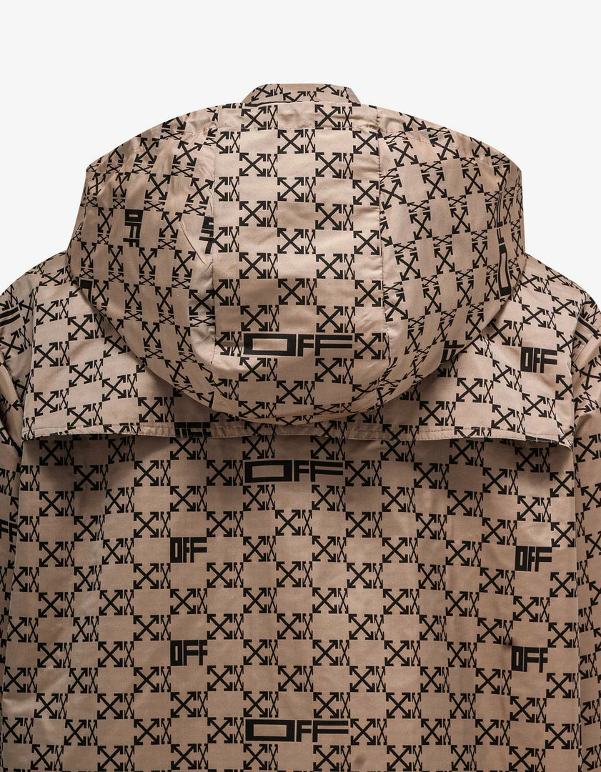 Buy 🥰 Off-White C/o Virgil Abloh Camel Monogram Windbreaker Jacket 🧥 Coats And Jackets ✔️ 7 Off-White C/o Virgil Abloh Camel Monogram Windbreaker Jacket Coats And Jackets