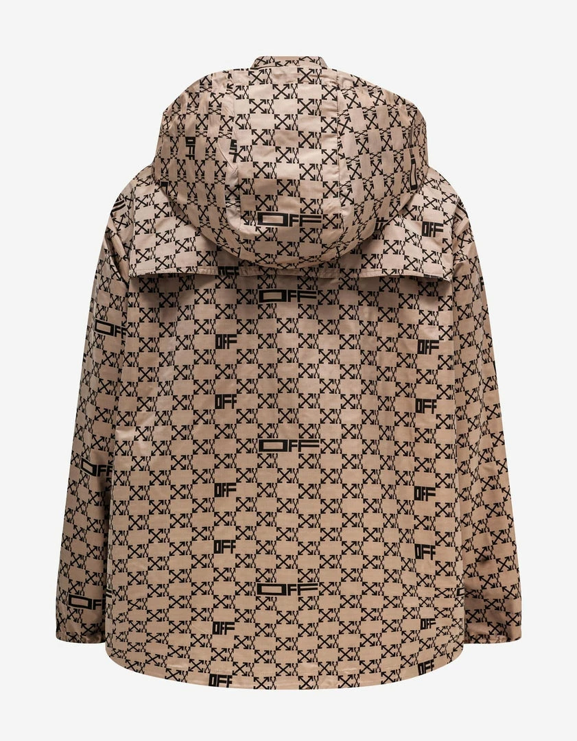 Buy 🥰 Off-White C/o Virgil Abloh Camel Monogram Windbreaker Jacket 🧥 Coats And Jackets ✔️ 4 Off-White C/o Virgil Abloh Camel Monogram Windbreaker Jacket Coats And Jackets