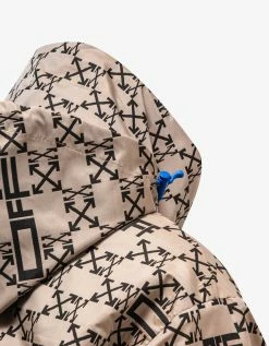 Buy 🥰 Off-White C/o Virgil Abloh Camel Monogram Windbreaker Jacket 🧥 Coats And Jackets ✔️ 14 Off-White C/o Virgil Abloh Camel Monogram Windbreaker Jacket Coats And Jackets