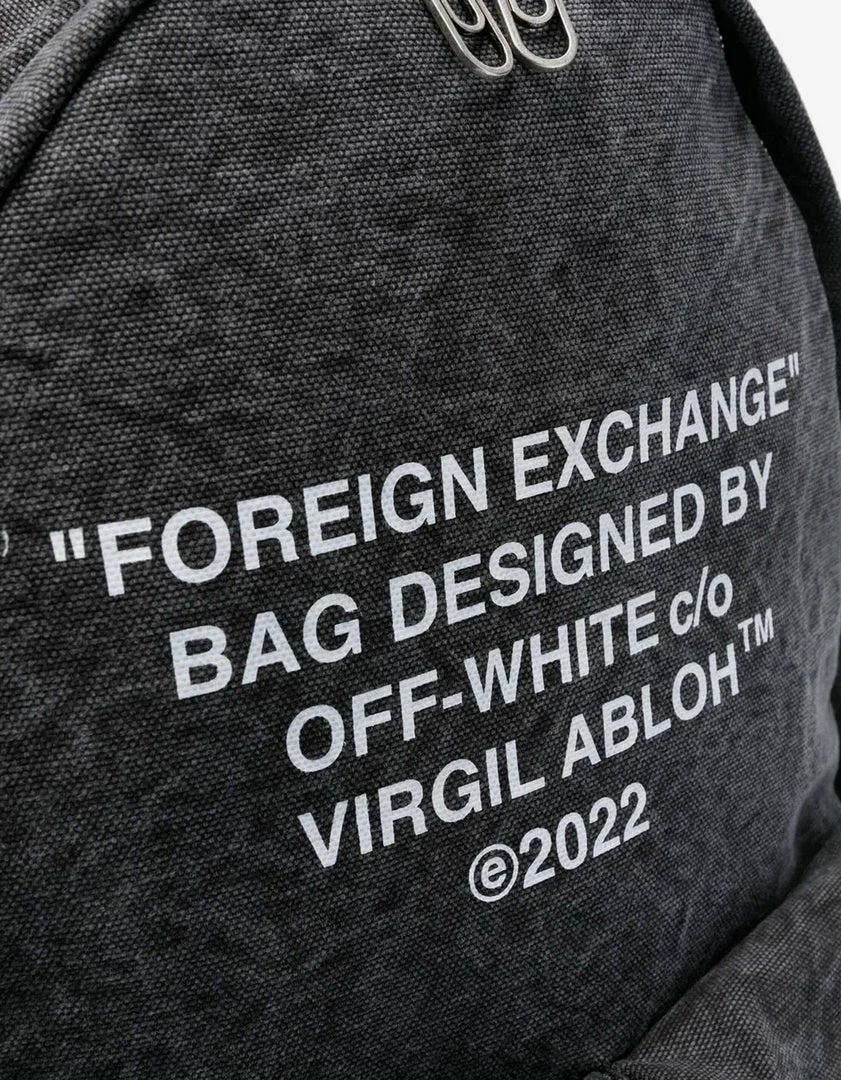 Flash Sale ๐ฅ Off-White C/o Virgil Abloh Grey Slogan Hard Core ๐ Backpack Accessories ๐ 7 Off-White C/o Virgil Abloh Grey Slogan Hard Core Backpack Accessories