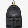 Off-White C/o Virgil Abloh Grey Slogan Hard Core Backpack Accessories