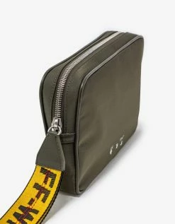 New π₯° Off-White C/o Virgil Abloh Accessories Khaki OW Logo Nylon Pouch Bag π 13 Off-White C/o Virgil Abloh Accessories Khaki OW Logo Nylon Pouch Bag