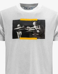 Off-White C/o Virgil Abloh Clothing White Carav Painting T-Shirt