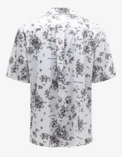 Off-White C/o Virgil Abloh White Paperclip Print Shirt