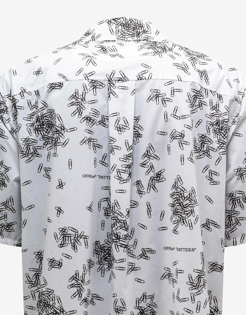 Deals π₯° Off-White C/o Virgil Abloh White Paperclip Print π Shirt βοΈ 6 Off-White C/o Virgil Abloh White Paperclip Print Shirt