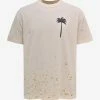 Palm Angels Clothing Beige PXP Painted T-Shirt