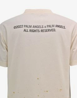 Palm Angels Clothing Beige PXP Painted T-Shirt