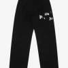 Palm Angels Clothing Black Broken Logo Chinos