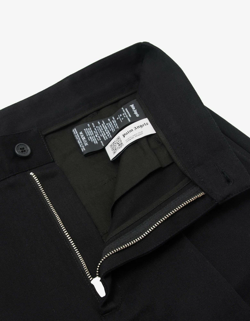Best reviews of βοΈ Palm Angels Clothing Black Broken Logo Chinos π― 6 Palm Angels Clothing Black Broken Logo Chinos