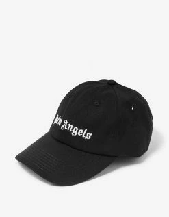 Palm Angels Black Classic Logo Cap