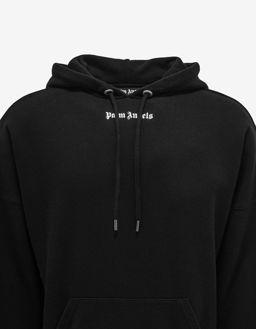Best Pirce ๐ Palm Angels Clothing Black Classic Logo Oversized Hoodie ๐ 5 Palm Angels Clothing Black Classic Logo Oversized Hoodie