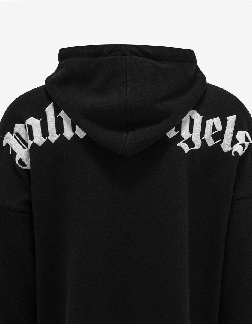 Best Pirce ๐ Palm Angels Clothing Black Classic Logo Oversized Hoodie ๐ 6 Palm Angels Clothing Black Classic Logo Oversized Hoodie