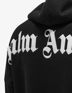 Best Pirce ๐ Palm Angels Clothing Black Classic Logo Oversized Hoodie ๐ 11 Palm Angels Clothing Black Classic Logo Oversized Hoodie