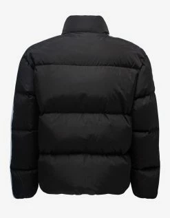 Palm Angels Black Classic Track Down Jacket Clothing