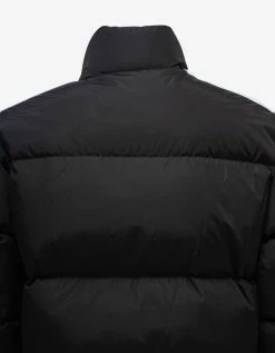 Palm Angels Black Classic Track Down Jacket Clothing