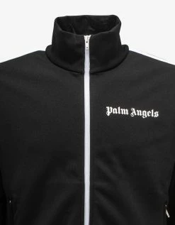Palm Angels Black Classic Track Jacket Clothing